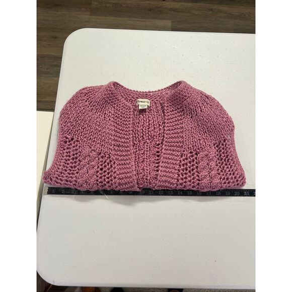 Vintage Plymouth Knit Pink‎ Open Weave Sweater Vest Women’s L Made in Korea - Picture 8 of 11